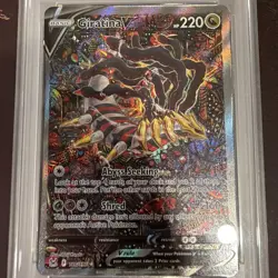 Pokemon Card #186 Giratina v Lost Origin Alt Art Ultra Rare PSA CGC 9 Mint - Image 3