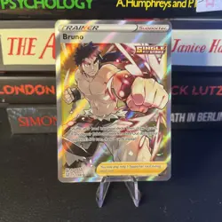 Pokemon TCG Card Bruno 158/163 Battle Styles Ultra Rare Full Art - NM - Image 1
