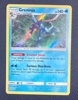 Pokemon - Greninja 9/18 Detective Pikachu - LP - English - Image 1