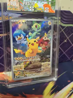 2022 Pokemon PIKACHU #001/SV-P Scarlet & Violet Pre-Order Promo Japanese Hga 10 - Image 2