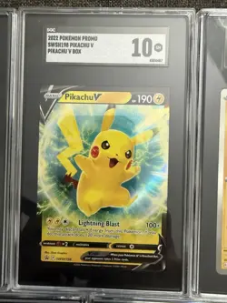 Pokemon Graded Card Lot SGC 10 Pikachu Zadpos - Image 3
