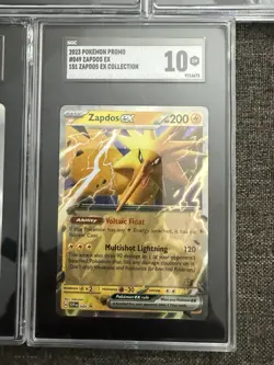 Pokemon Graded Card Lot SGC 10 Pikachu Zadpos - Image 5