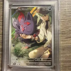 2025 Pokemon SVP EN N's Zorua #189 Journey Together ETB - PSA 9 MINT - Image 2