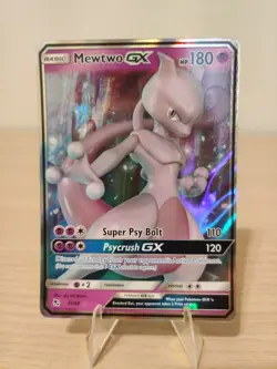 Pokemon Mewtwo GX Holo Ultra Rare TCG Card Hidden Fates 31/68 - Image 1
