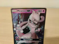Pokemon Mewtwo GX Holo Ultra Rare TCG Card Hidden Fates 31/68 - Image 2