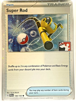 Super Rod 188/193 Cosmos Holo Play! Stamp Pokemon TCG Prize Pack NM - Image 1