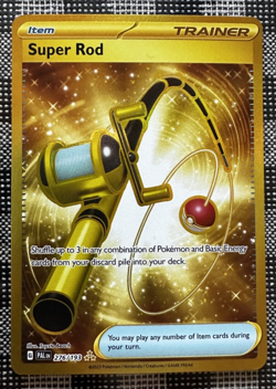 Pokemon TCG Scarlet & Violet Paldea Evolved Super Rod 276/193 Hyper Rare - Image 1