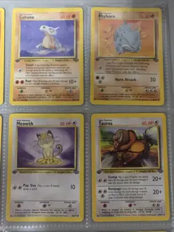 Pokemon TCG 1st Edition Jungle & Fossil Non Holo 9 Card Lot - WOTC VTG 1999 - Image 3