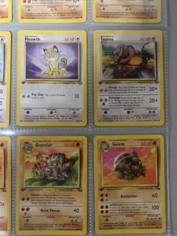 Pokemon TCG 1st Edition Jungle & Fossil Non Holo 9 Card Lot - WOTC VTG 1999 - Image 4
