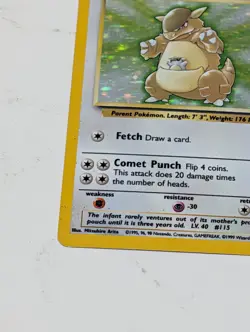Kangaskhan 5/64 Holo Rare Unlimited Jungle Pokemon - Image 2