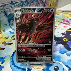 Mightyena 243/217 Illustration Rare Ascended Heroes Pokemon Holo Near Mint - Image 1