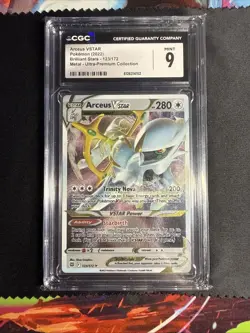 Pokemon TCG Arceus VSTAR Metal Ultra-Premium Collection 123/172 Brilliant Stars - Image 1
