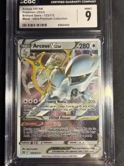 Pokemon TCG Arceus VSTAR Metal Ultra-Premium Collection 123/172 Brilliant Stars - Image 2