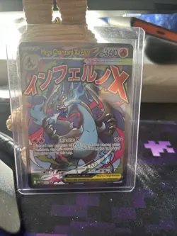 Pokemon TCG Mega Charizard x Ex #23 Upc Black Star Promo Card - Image 1