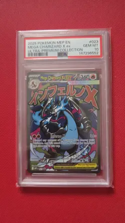 Pokemon TCG Mega Charizard EX UPC Promo 23 GEM MT PSA 10 - Image 1