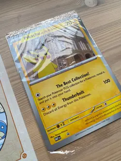 Pokemon TCG Promo Oversized Card Pikachu at the Museum (Sealed) W/ Ecology Book - Image 2