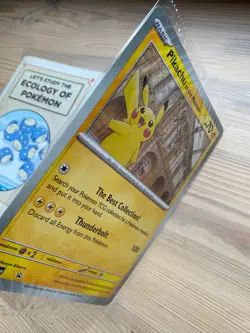 Pokemon TCG Promo Oversized Card Pikachu at the Museum (Sealed) W/ Ecology Book - Image 3
