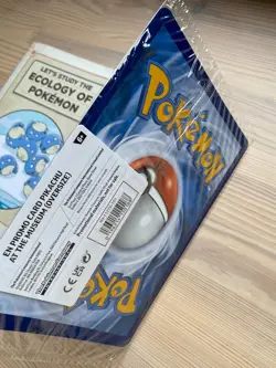 Pokemon TCG Promo Oversized Card Pikachu at the Museum (Sealed) W/ Ecology Book - Image 5