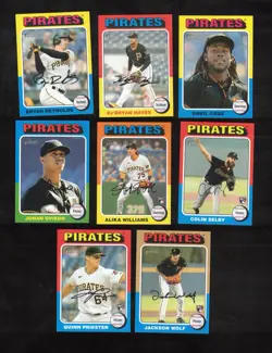 2024 Topps Heritage MINI Pittsburgh Pirates 101-500 Team Set! - Image 1