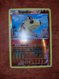 Hippopotas 83/162 Reverse Holo – XY: BREAKthrough (2015) – LP - Image 1