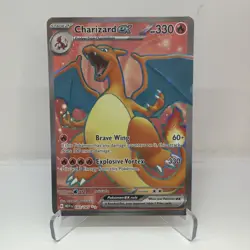 Charizard EX 183/165 Ultra Rare Scarlet & Violet 151 Pokemon TCG - Image 1
