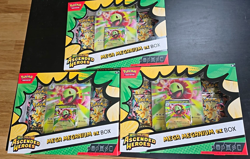 Pokemon TCG Mega Evolution Ascended Heroes Mega Meganium ex Promo Box x3 - Image 1