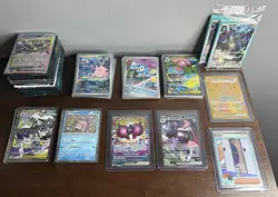 HUGE 173 Pokemon Card Lot Of Illustration Rare, SIR, Full Art, Baby Shiny, Promo - Image 1