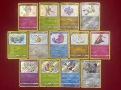 Pokemon TCG Baby Shiny Lot(13)Ponyta,Scyther,Quagsire,Rowlet - Image 1
