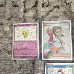Pokemon Paldean Fates Shiny Lot – 4 Baby Shinies + Nemona Full Art, Squawkabilly - Image 2