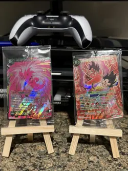 Dragon Ball Super Card Kaio-Ken Son Goku, Decisive Battle SR and SPR SEALED - Image 1
