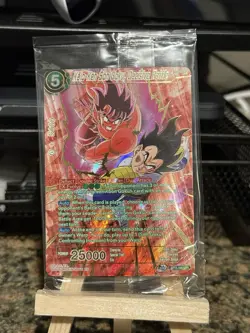 Dragon Ball Super Card Kaio-Ken Son Goku, Decisive Battle SR and SPR SEALED - Image 2