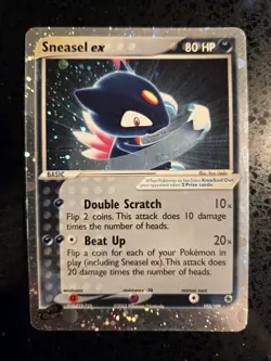 Sneasel ex Holo Ultra Rare Ruby and Sapphire 103/109 - Image 1