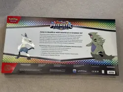 Prismatic Evolutions Lucario Ex And Tyranitar Ex Premium Collection Box - Image 2