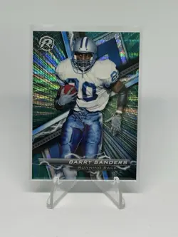 Topps 2023 Green Resurgence Barry Sanders Power Surge #/149 Green Lions HOF - Image 1