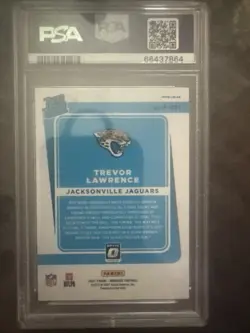 2021 Panini Donruss - Rated Rookie Trevor Lawrence #P-251 Optic Holo Pink... - Image 2