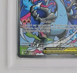 2025 POKEMON MEP EN-ME BLACK STAR PROMO #023 MEGA CHARIZARD X EX PSA 9 - Image 5