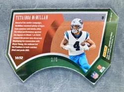 2025 Panini Honors Tetairoa McMillan Playoff SSD RC Green /5 RARE SSP 1/5 🔥 - Image 2