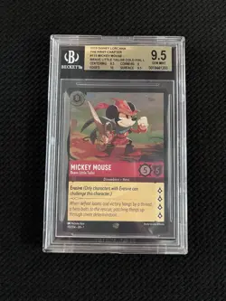 Disney Lorcana Mickey Mouse - Brave Little Tailor 115/204 EN-1 Beckett 9.5 - Image 2