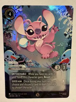 Disney Lorcana Angel Experiment 624 (Enchanted) 238/204 LP Winterspell - Image 5