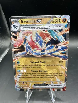 Greninja ex (GameStop Metal Card) 106/167 Ultra Premium Collection Promo NM - Image 1