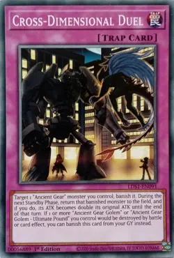 LDS1-EN091 CROSS-DIMENSIONAL DUEL COMMON 1ST EDITION YuGiOh CARD - Image 1
