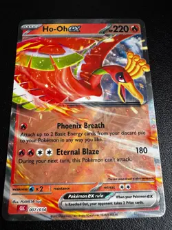 Pokemon TCG Ho-oh ex 007/034 Trading Card Game Classic Classic Collection NM - Image 1