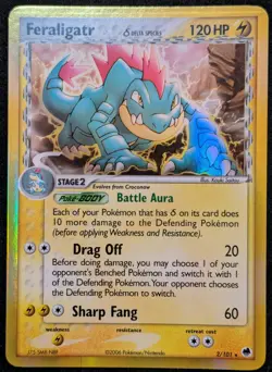 Feraligatr Delta Species Holo Card 2/101 Dragon Frontiers - Image 1