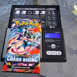 VERY HEAVY!🔥 22.66g Pokemon TCG Cards Chaos Rising Booster Pack Factory Sealed - Image 1