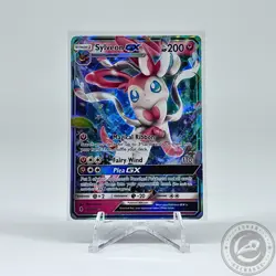 Pokemon TCG Sylveon GX 92/145 Sm-Guardians Rising Holo Card NM Condition - Image 2