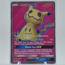 Pokemon Mimikyu GX 206/214 Lost Thunder Secret Rare Full Art Holo NM Card - Image 1
