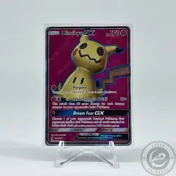 Pokemon Mimikyu GX 206/214 Lost Thunder Secret Rare Full Art Holo NM Card - Image 2