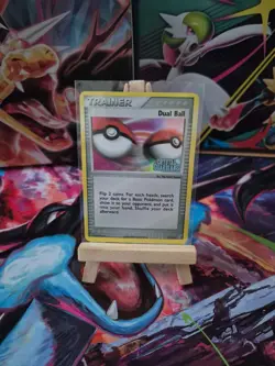 Dual Ball Reverse Holo 78/100 Ex Crystal Guardians Stamped Pokemon Card - Image 1