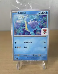 Pokemon Scarlet & Violet Stellar Crown 7/11 Lapras Promo Card 031/142. Brand New - Image 1