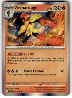 Armarouge (Line Holo) 041/198 Rare Miscellaneous Cards & Products Pokemon NM - Image 1